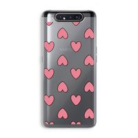 Ondersteboven verliefd: Samsung Galaxy A80 Transparant Hoesje