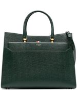 Thom Browne grand sac cabas Duet à fini grainé - Vert - thumbnail