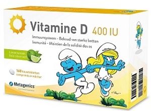 Metagenics Vitamine D 400iu Smurfen Kauwtabletten 168TB