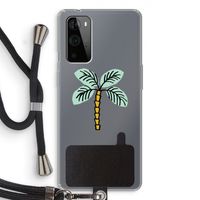 Palmboom: OnePlus 9 Pro Transparant Hoesje met koord