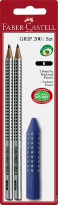 Faber Castell fc-185297 potlood grip 2001 2 stuks met gum