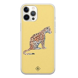 iPhone 12 Pro Max siliconen hoesje - Leo wild