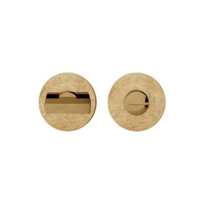 DND | WC-garnituur | Messing Getrommeld | Fine 6/8mm