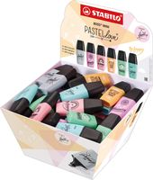 STABILO BOSS MINI Pastellove markeerstift, display van 50 stuks in geassorteerde pastelkleuren - thumbnail