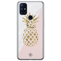 OnePlus Nord N10 5G siliconen hoesje - Ananas