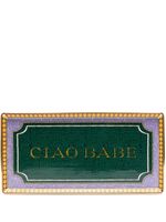 La DoubleJ plateau Ciao Babe en porcelaine - Vert