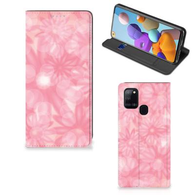 Samsung Galaxy A21s Smart Cover Spring Flowers Samsung Galaxy A21s Smart Cover Spring Flowers