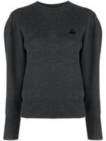 MARANT ÉTOILE pull Kelaya à patch logo - Gris