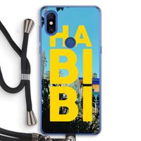 Habibi Majorelle : Xiaomi Mi Mix 3 Transparant Hoesje met koord