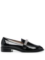 Stuart Weitzman mocassins Palmer Highshine en cuir - Noir