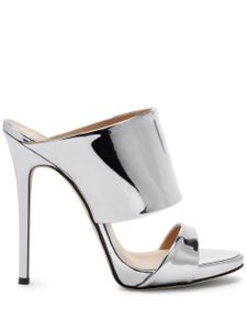 Giuseppe Zanotti sandales Andrea 120 mm en cuir - Argent