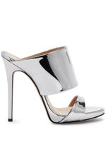 Giuseppe Zanotti sandales Andrea 120 mm en cuir - Argent
