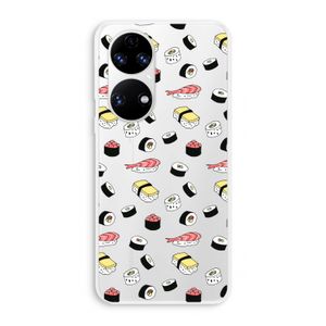 Sushi time: Huawei P50 Transparant Hoesje