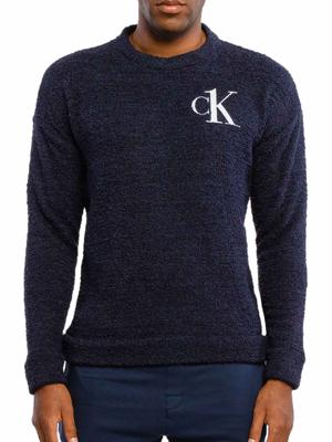 Calvin Klein - L/S SWEATSHIRT (PLUSH) - 8SB, Maat:L