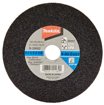 Makita Accessoires Slijpsteen Dikte 20mm Diameter 125mm Opname 20