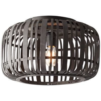 Brilliant Bamboe plafondlampWoodrow Ø 39,5cm - 97167/76