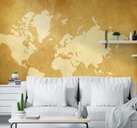 Wereldkaart vintage fotobehang