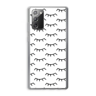 Wimpers: Samsung Galaxy Note 20 / Note 20 5G Transparant Hoesje