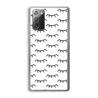 Wimpers: Samsung Galaxy Note 20 / Note 20 5G Transparant Hoesje