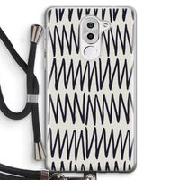Marrakech Zigzag: Honor 6X Transparant Hoesje met koord