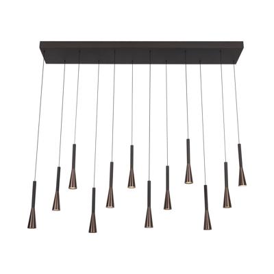Lucide JOAKIM - Hanglamp - LED Dimb. - CCT - 12x7W 2700K/4000K - Koffie | Premium