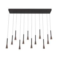 Lucide JOAKIM - Hanglamp - LED Dimb. - CCT - 12x7W 2700K/4000K - Koffie | Premium