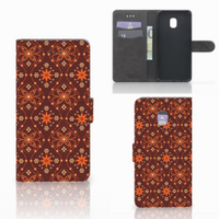 Samsung Galaxy J7 (2018) Telefoon Hoesje Batik Brown - thumbnail