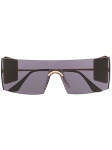 Retrosuperfuture lunettes de soleil Pianeta à monture rectangulaire - Noir