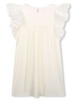 Chloé Kids robe à broderie anglaise - Blanc