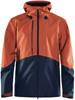 Craft 1907994 Block Shell Jacket Men - Pepper/Dk Navy - S