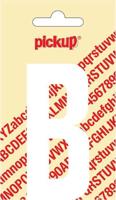 Plakletter Nobel Sticker witte letter B Pickup - Pickup