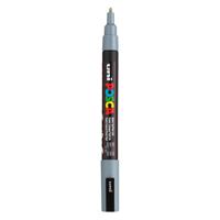 Uni Posca pc3m acrylmarker grijs - ronde punt tot 1,3 mm