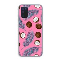 Kokosnoot roze: Samsung Galaxy A03s Transparant Hoesje Kokosnoot roze: Samsung Galaxy A03s Transparant Hoesje