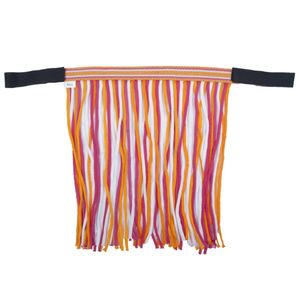 Pagony Stripe vliegenfrontriem oranje maat:pony