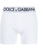 Dolce & Gabbana boxer à bande logo - Blanc - thumbnail