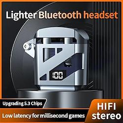 gt02 tws hoofdtelefoon bluetooth oortelefoon oordopjes draadloze headset dames gaming heren smart sport stereo microfoon display Lightinthebox