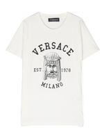 Versace Kids t-shirt à logo imprimé - Blanc - thumbnail