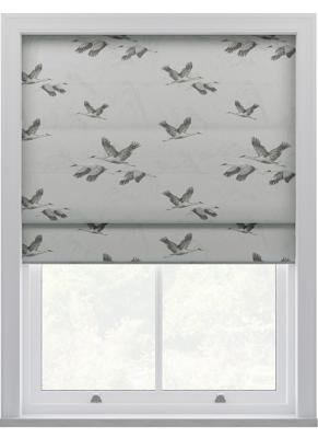 Laura Ashley - Vouwgordijn - Animalia Geborduurd Pale Duck Egg