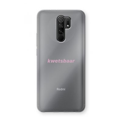 kwetsbaar: Xiaomi Redmi 9 Transparant Hoesje