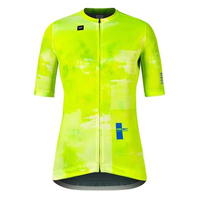 Gobik fietsshirt korte mouw stark citrus dames