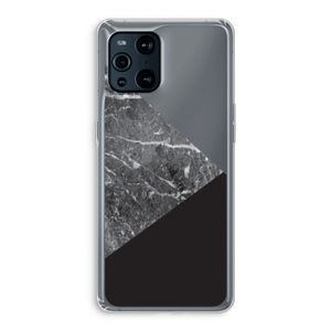 Combinatie marmer: Oppo Find X3 Transparant Hoesje
