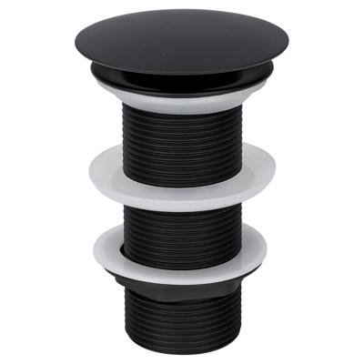 Differnz afvoerplug always open | L | mat zwart | 72mm
