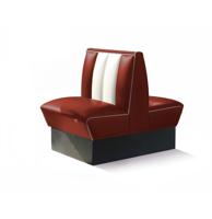 Classic Retro Diner Bank Bel Air HW70 DB Ruby