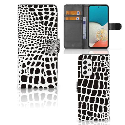 Samsung Galaxy A53 | Telefoonhoesje | Met pasjeshouder | Slangenprint