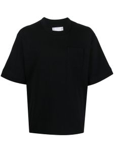 sacai t-shirt en coton à manches courtes - Noir