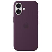 Apple Silicone MagSafe Hoesje iPhone 16 Plum