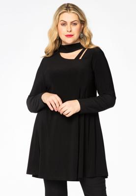 Yoek Tuniek wide bottom turtle | Zwart | Maat 58/60
