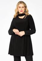 Yoek Tuniek wide bottom turtle | Zwart | Maat 58/60