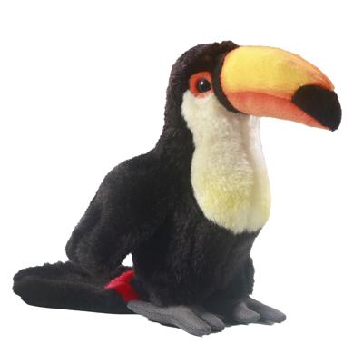 Carl Dick Knuffeldier Toekan - 18 cm - pluche - tropische vogel