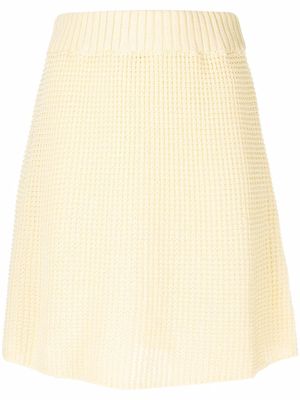 Rodebjer jupe en coton biologique à taille élastiquée - Jaune